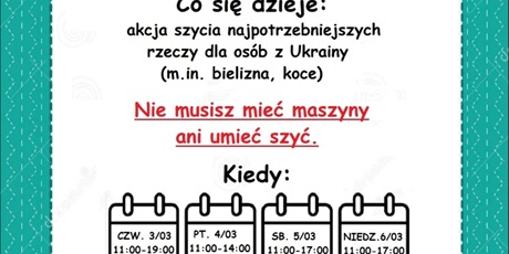 Powiększ grafikę: akcja-szycie-334975.jpg