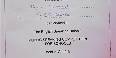 Powiększ grafikę: alicja-tabaro-finalistka-wojewodzkiego-etapu-international-public-speaking-competition-682536.jpg