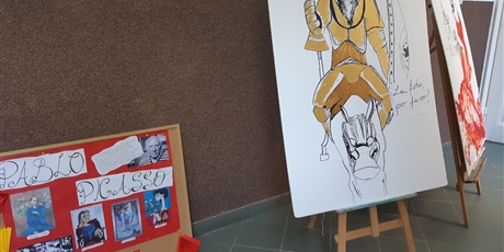 Powiększ grafikę: Zdjęcie plakatu nt. Pablo Picasso