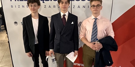 Mateusz Kalinowski finalistą Olimpiady Przedsiębiorczości