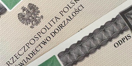 Odbiór świadectw dojrzałości