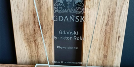 Pani Dyrektor Małgorzata Mroczkowska Gdańskim Dyrektorem Roku