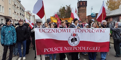 Topolówka na Marszu Niepodległości