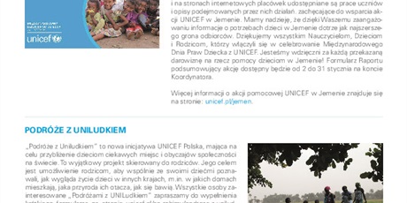 Powiększ grafikę: NOWOŚCI Klub Szkół UNICEF 