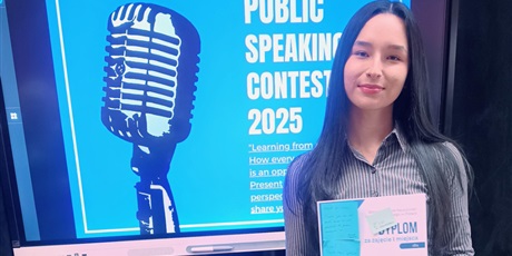 Alicja Tabaro wygrała etap wojewódzki Public Speaking Contest IATEFL